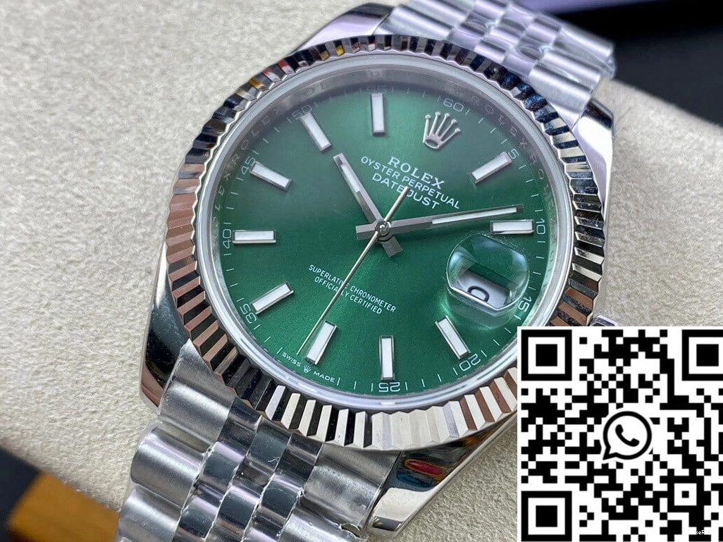 Factory Green Dial M126334-0028 Datejust EW Rolex 0306